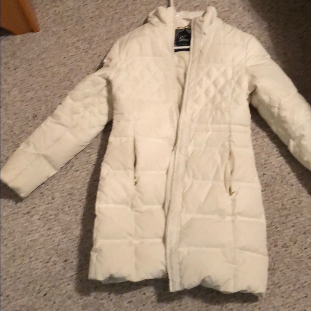 Guess Cream Trench Down Jacket